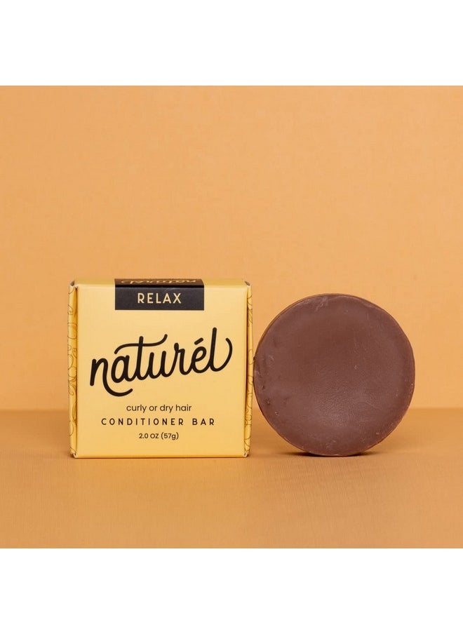 Naturel Naturel Relax Moisturizing Conditioner Bar For Curly Or Dry Hair, Conditioner Bar For Frizzy Hair, Vegan, Zero Waste, Made In Usa  - Image 2