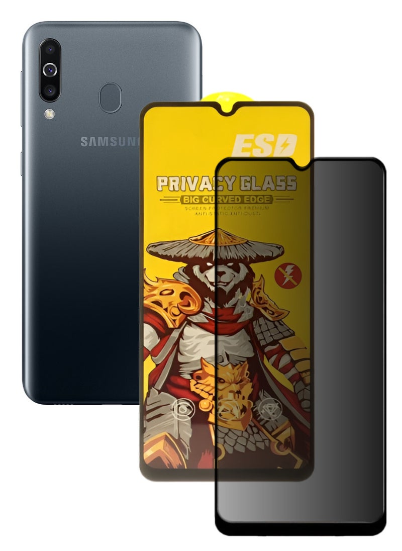 ESD Tempered Dustproof Privacy Glass Screen Protector Compatible For Samsung Galaxy M30 - Image 1