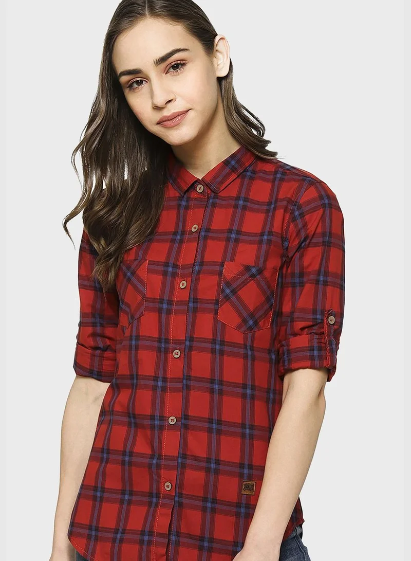 Campus Sutra Checked Shirt