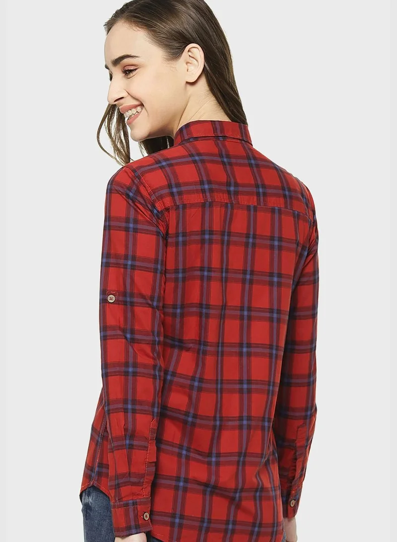 Campus Sutra Checked Shirt