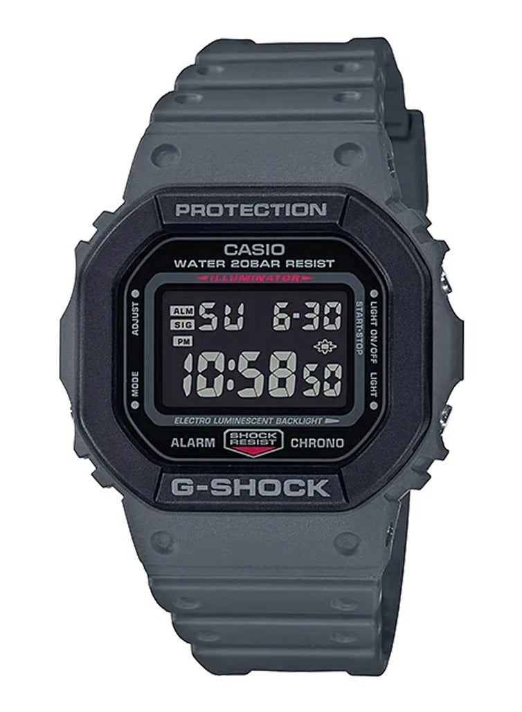 كاسيو جي-شوك ساعة رجالية رمادي مطفي DW-5610SU-8DR - Image 1