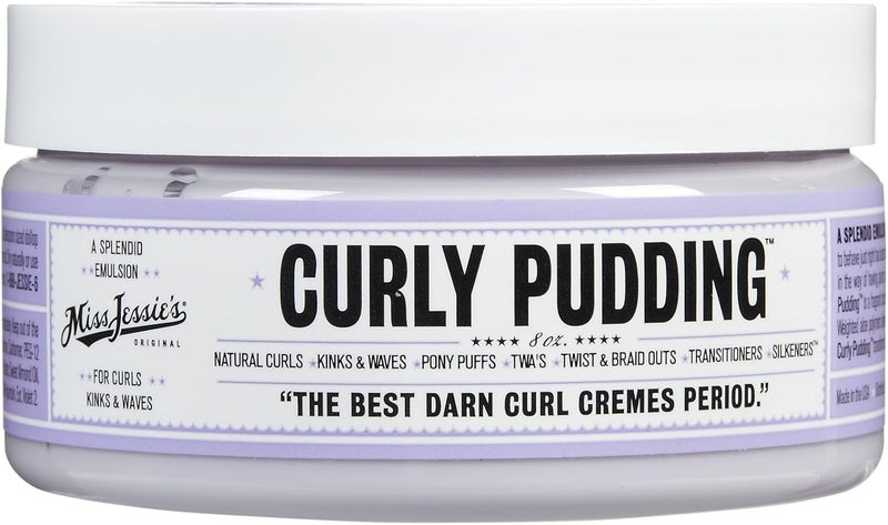 Miss Jessie's Curly Pudding - 8 Oz Hair Styling Agent for Natural Curls, Kinks & Waves
