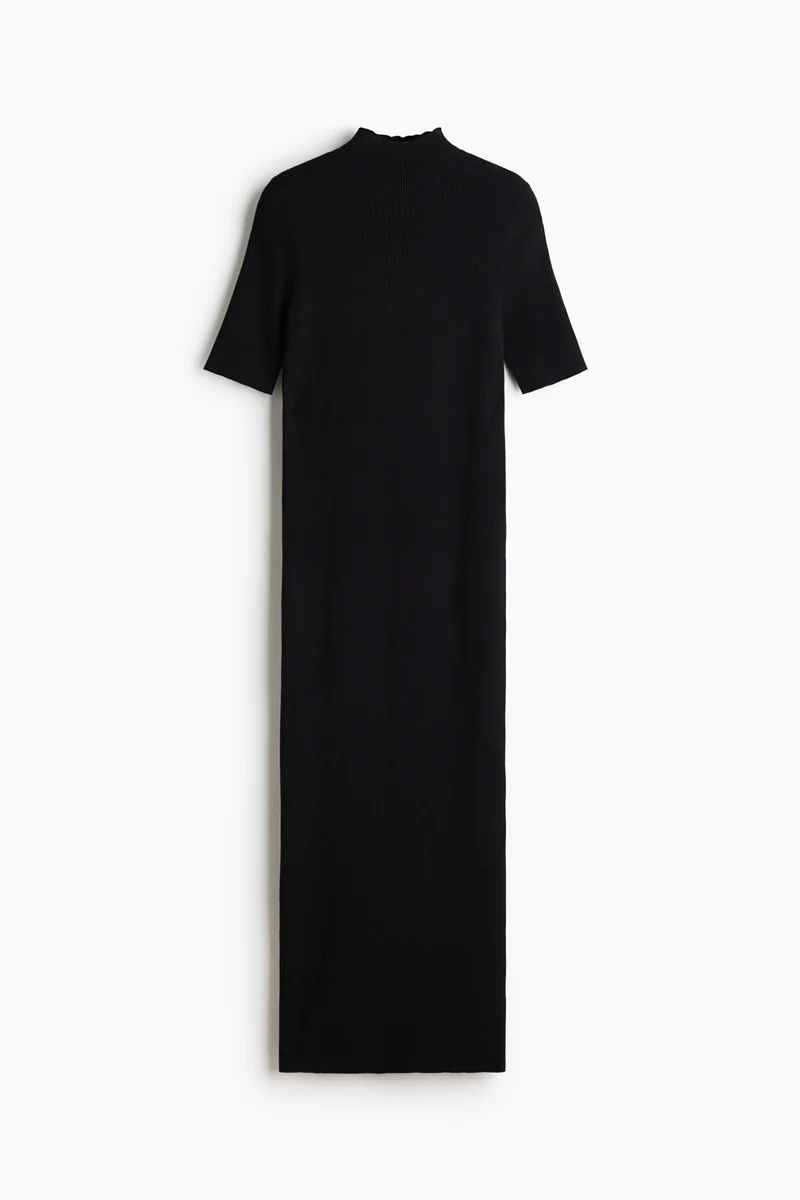 H&M  Fine-knit turtleneck dress for Women | Best Price UAE