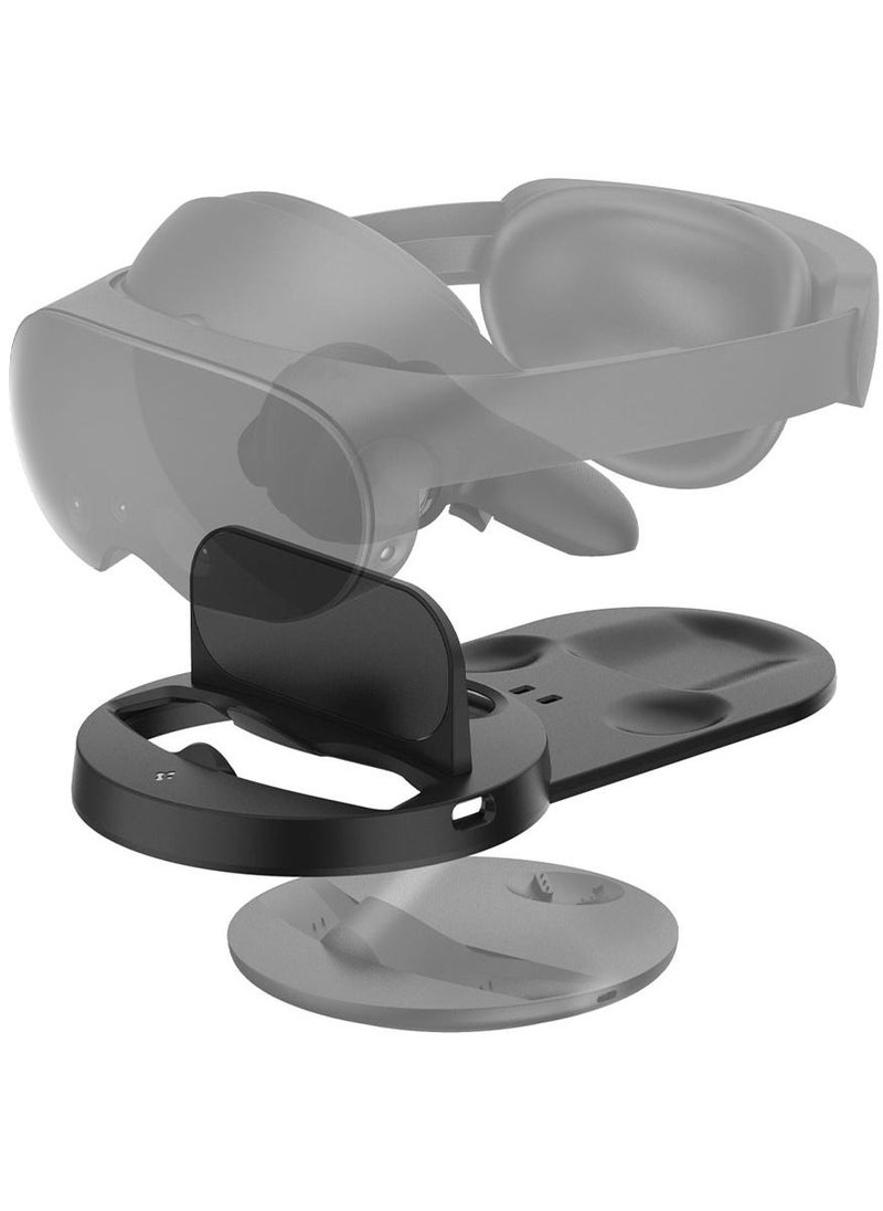 Spigen Metal Quest Pro VR Charging Dock Pad Syand Cover DR100 for Scratch Free Protection and Easy Storage - Black  - Image 1