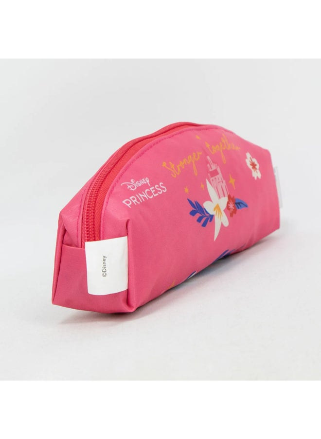 صن سى ديزني برينسس حافظة أقلام بسحّاب إغلاق متعددة الألوان بحجم 6 × 6 × 24 سم SUNS-305DSG - Image 3