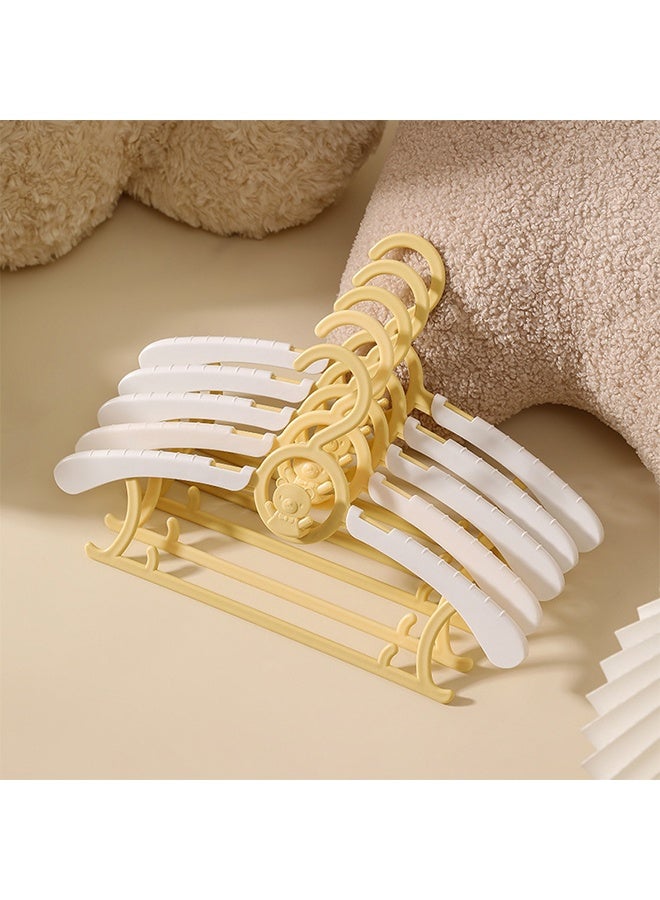 20 PCS Baby Clothes Hangers, Extendable Infant Hanger, Stackable Non Slip Children Hanger, Adjustable Plastic Kids Hangers for Girl Boy Toddler Infant Nursery Clothing - Image 3