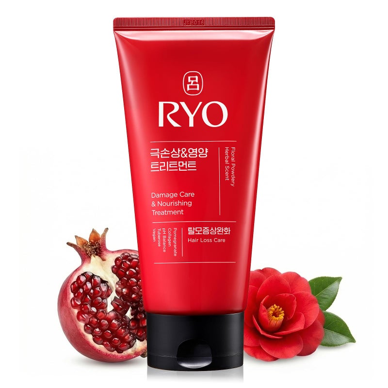 RYO Damage Care & Nourishing Treatment with Korean Ginseng & Caffeine - Deep Conditioning Mask for Repair and Moisturizing, Anti Loss Care, Strengthening hair roots, 10 Fl Oz. - Image 1