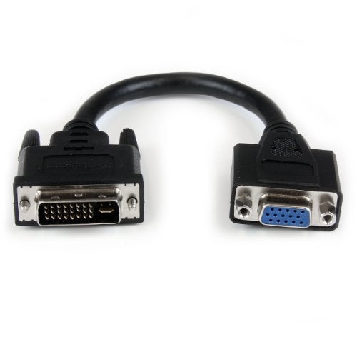StarTech.com 8in DVI to VGA Cable Adapter - DVI-I Male to VGA Female Dongle Adapter (DVIVGAMF8IN) - Image 5