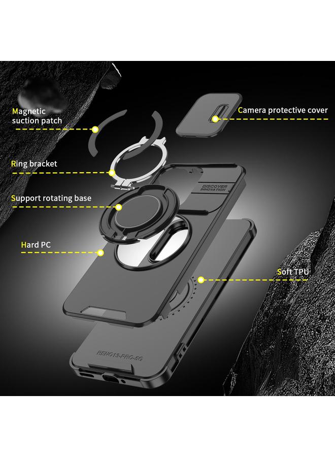 S-TOP Case For OPPO Reno13 5G Global Sliding Camshield Ring Holder Phone Case - Image 4