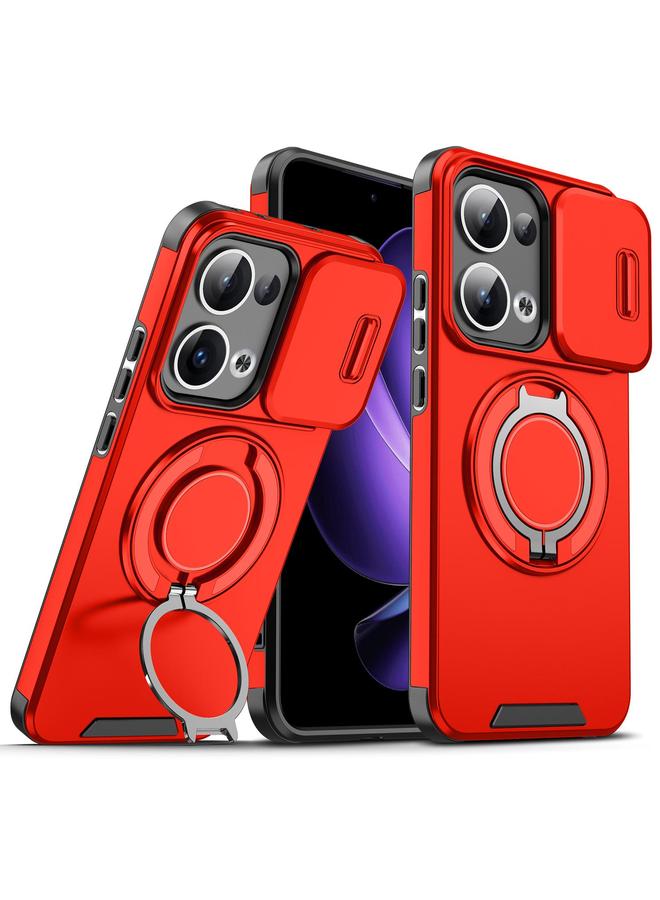 S-TOP Case For OPPO Reno13 5G Global Sliding Camshield Ring Holder Phone Case - Image 1
