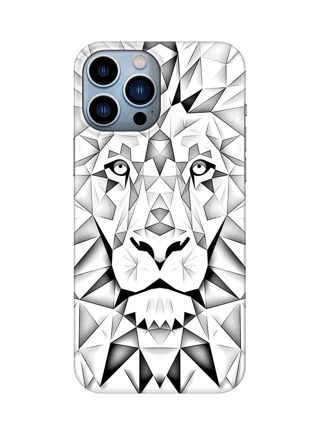 Case for Apple iPhone 14 Pro Max Slim Snap Classic Series Mobile Cover Hard PC Shield Matte Finish Print - Poly Lion