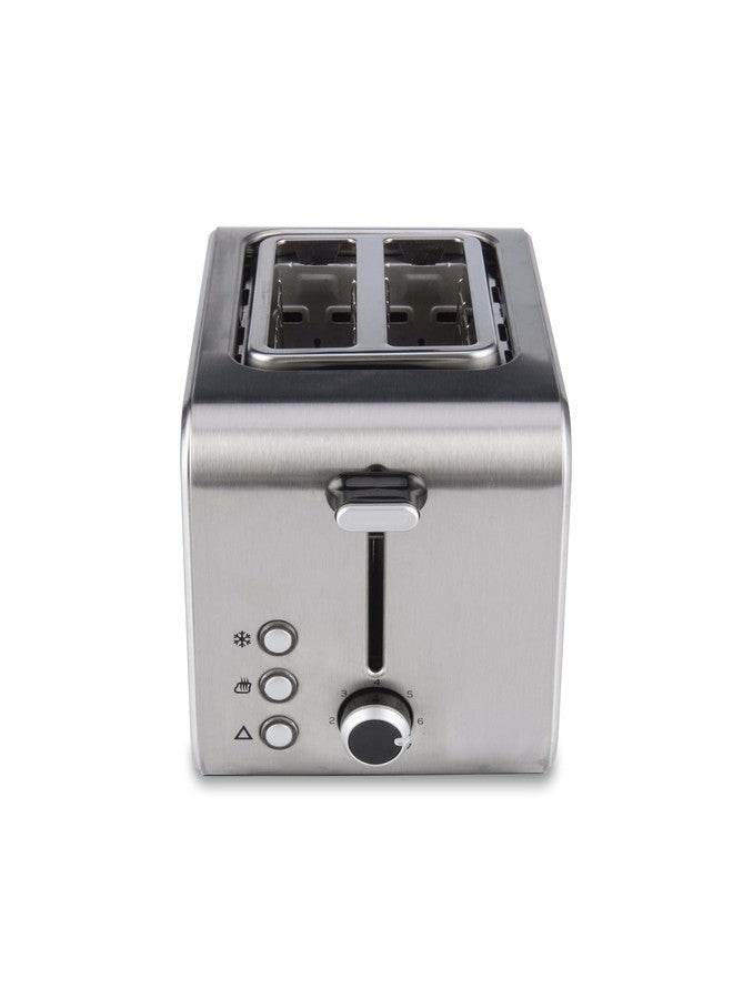 AMERICAN MICRONIC INSTRUMENTS - 2-Slice Stainless Steel Pop-up Toaster with Cancel, Reheat Functions (AMI-TSS1-85Dx- 850 Watts, Steel) - Image 2