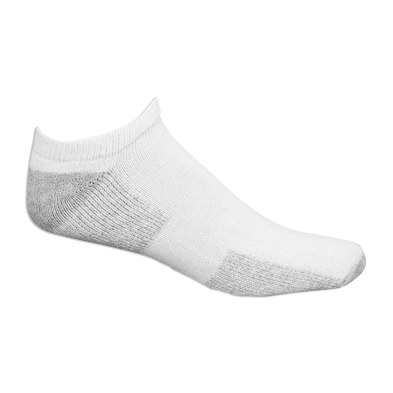 Fruit of the Loom Men's Everyday No Show Socks (10 Pack), White, Medium (6-12) - Image 2