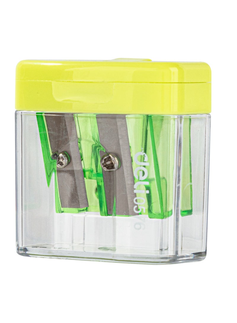 Deli Deli-E0576 Pencil Sharpener 2 hole - Image 3