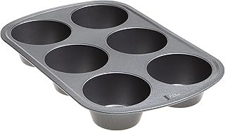 Good Cook 04033 Non-Stick Texas Muffin Pan, Steel, 3-1/2 in Dia x 16-1/2 in L x 10 in W x 8.7 in H - Image 1