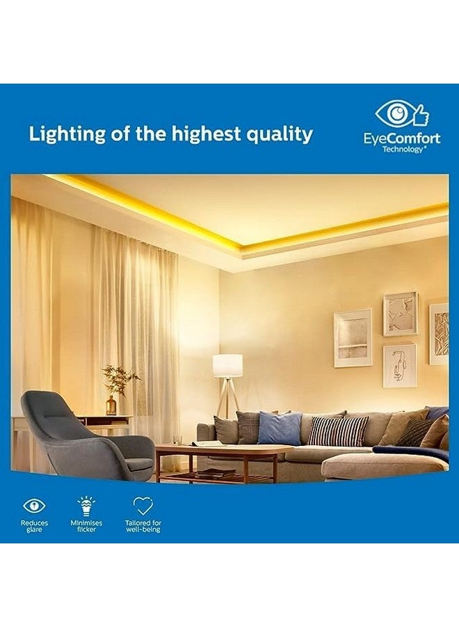 Philips شريط إضاءة LED ذكي واي فاي من فيليبس بطول 5 متر مع محول، مزامنة موسيقية، تحكم صوتي وميزة التعتيم | شريط إضاءة RGB متغير الألوان للأسقف، التلفاز | عبوة من 2 (ويز) بولي كربونات، متعدد الألوان - Image 5