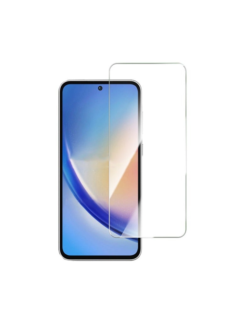 2 in 1 Phone Case Cover & Screen Protector for Samsung Galaxy S25, Shockproof Clear Slim TPU Protective Phone Cover & Full Coverage Delicate Touch Tempered Glass Screen Protector for Samsung Galaxy S25 - Image 2