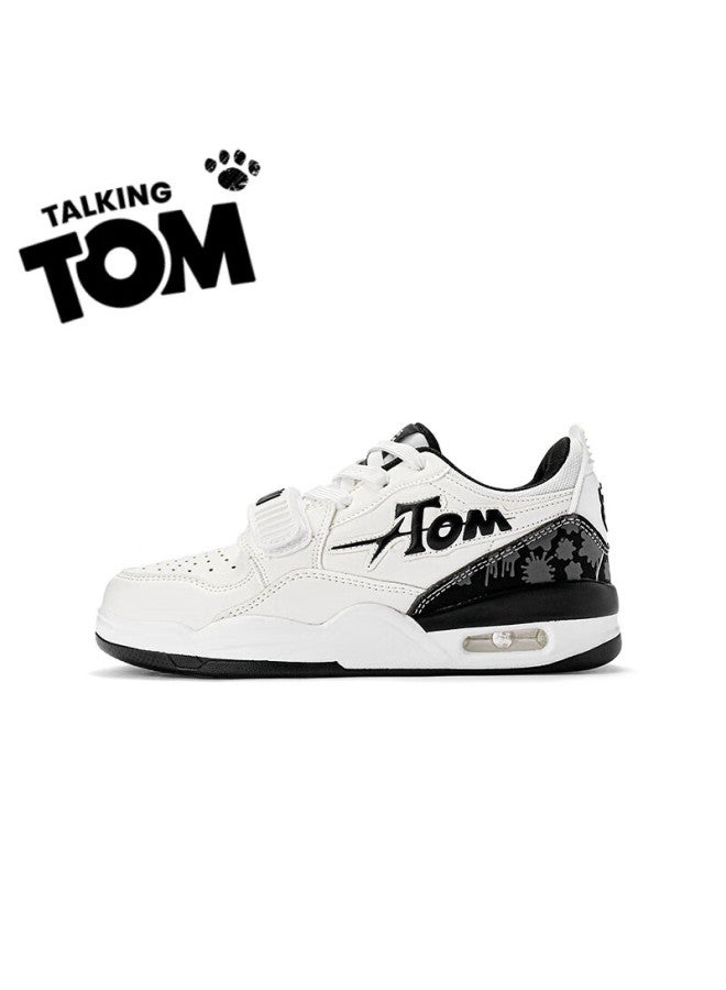 Talking Tom Uni Stylish Casual Sports Running Shoes With Shock Absorption, Black And White, Size 40 - Image 3