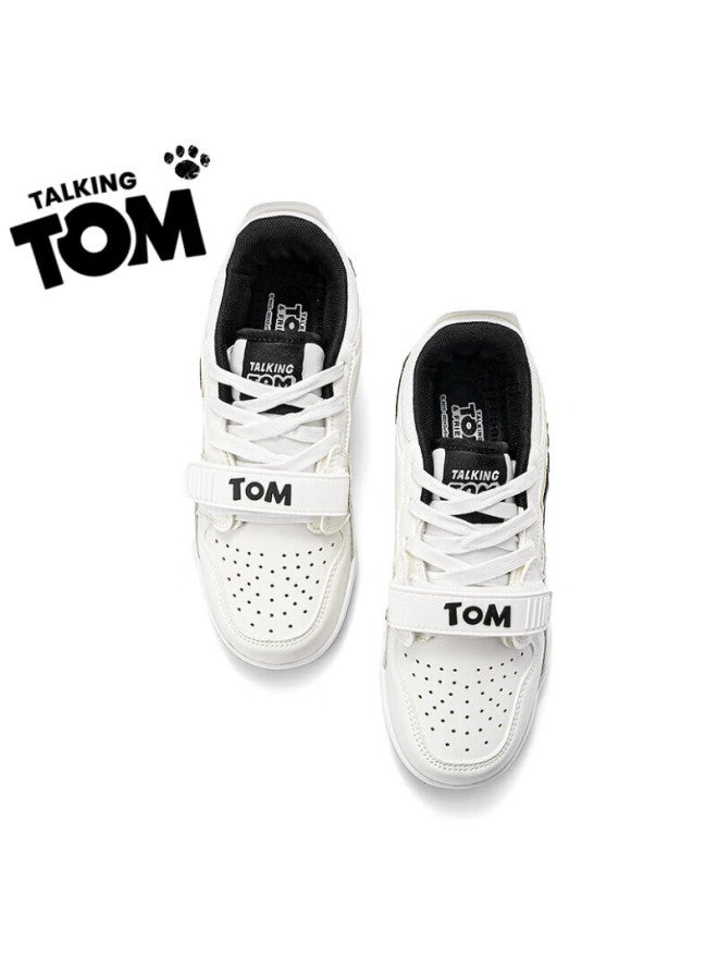 Talking Tom Uni Stylish Casual Sports Running Shoes With Shock Absorption, Black And White, Size 40 - Image 4