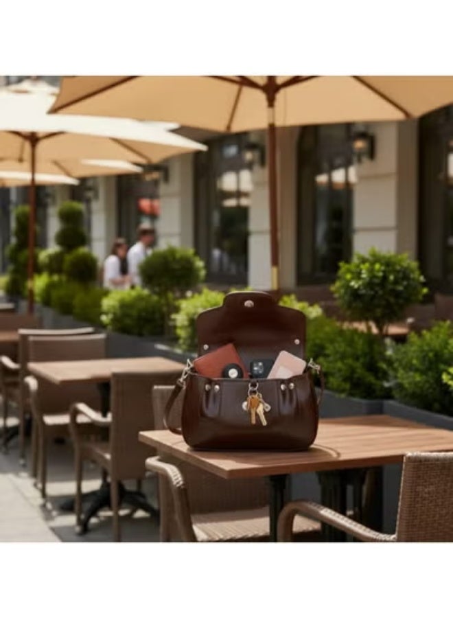 Basic Leather Women’s Shoulder Bag – Timeless & Versatile Style - Image 2