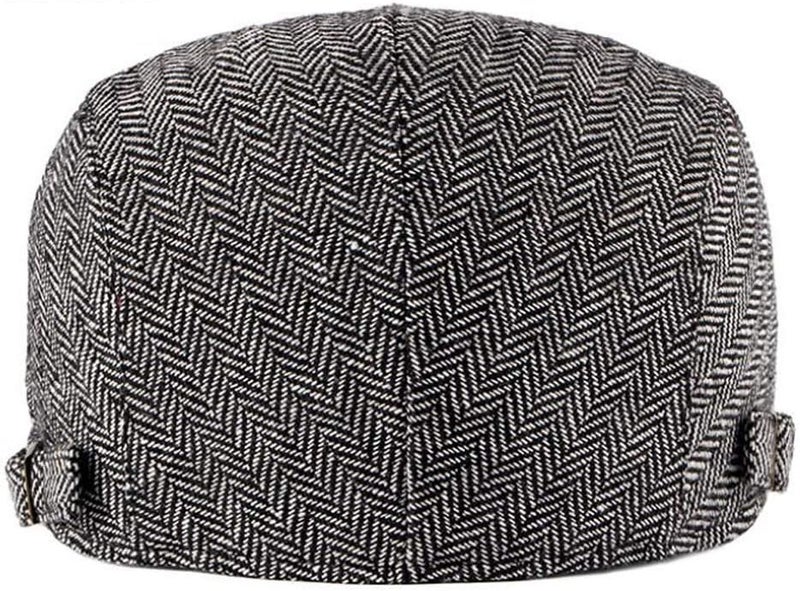 Qunson 2 Pack Men's Cotton Flat Cap Ivy Gatsby Newsboy Hat - Image 4