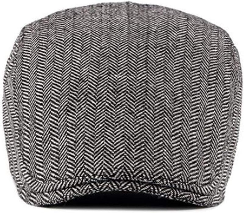 Qunson 2 Pack Men's Cotton Flat Cap Ivy Gatsby Newsboy Hat - Image 5