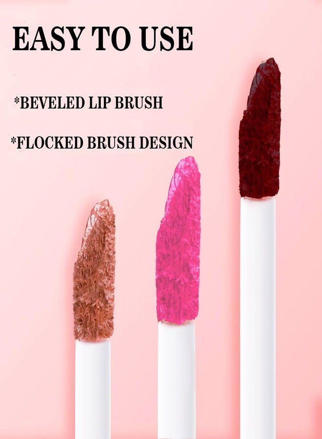Bigwig Matte Liquid Lipstick -Enriched with Vitamin-E, Smudge-Proof & Transfer-Proof, Long-Lasting liquid lipstick (pack of 1) stay 24 Hours (6ml) Shade 20 - Image 5