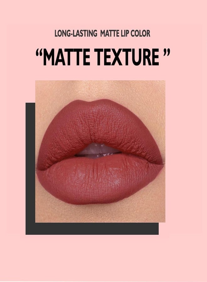 Bigwig Matte Liquid Lipstick -Enriched with Vitamin-E, Smudge-Proof & Transfer-Proof, Long-Lasting liquid lipstick (pack of 1) stay 24 Hours (6ml) Shade 20 - Image 4