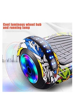 Cool Baby Style COOLBABY Self-Balancing Electric Scooters Skin Hover Board Sticker Self Balance Protective PVC Skin Decal Cover, Hoverboard for Kid, With Bluetooth Speakers And Led Lights Wheels (6.5inch)  - Image 5
