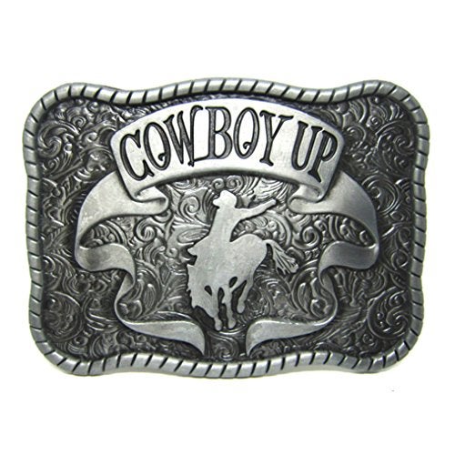 MASOP VOGU MASOP Rodeo Cowboy Up Horse Rider Attitude Belt Buckle Western Classic Buckles - Image 4