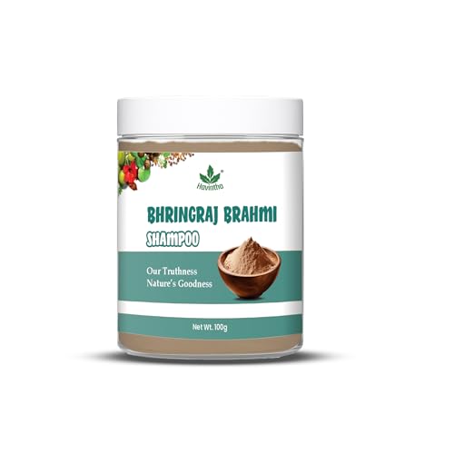 Havintha Natural Shampoo for Hair with Amla Reetha Shikakai Methidana Hibiscus Bhringraj Brahmi and Flax Seed Powder 250gm - Image 1
