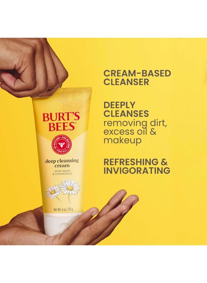 Burt's Bees - Deep Cleansing Cream Soap Bark & Chamomile - 170g - Image 4