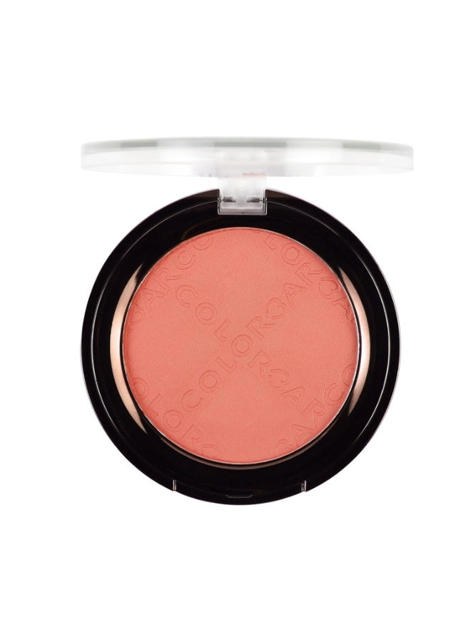 Colorbar Cheekillusion Blush, Coral Craving | Lightweight, silky texture | Highly-buildable and blendable | Powder blush| Suitable for all skin types - Image 4