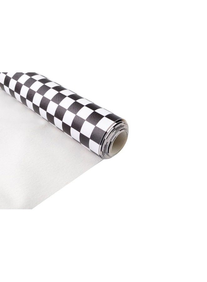 Wento Soft Faux Leather Rolls 15” x 54” Checker PU Leather Sheets Roll Very Suitable for Leather Crafts,Covers，Holster,Wallet - Image 1