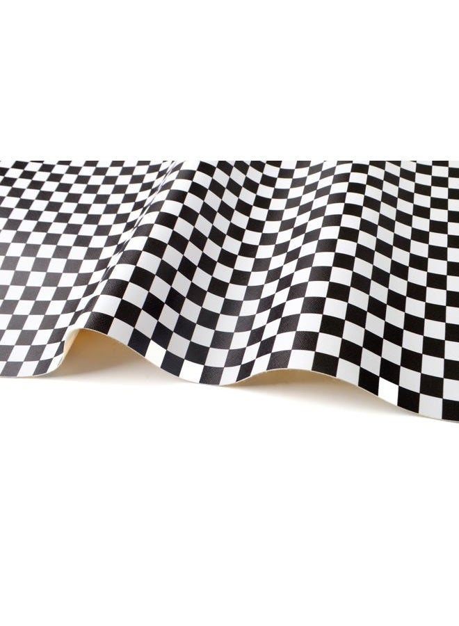 Wento Soft Faux Leather Rolls 15” x 54” Checker PU Leather Sheets Roll Very Suitable for Leather Crafts,Covers，Holster,Wallet - Image 3