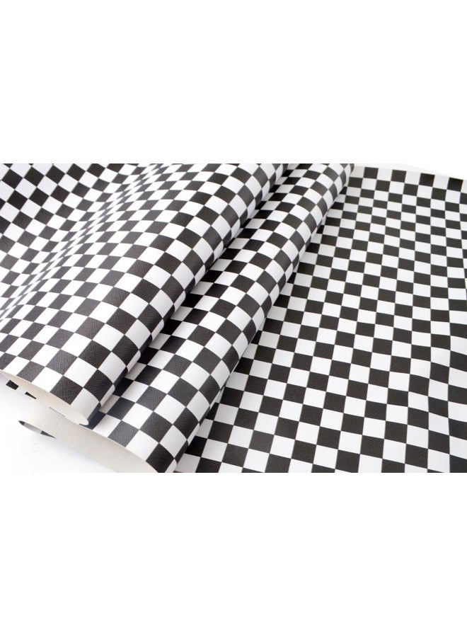 Wento Soft Faux Leather Rolls 15” x 54” Checker PU Leather Sheets Roll Very Suitable for Leather Crafts,Covers，Holster,Wallet - Image 2