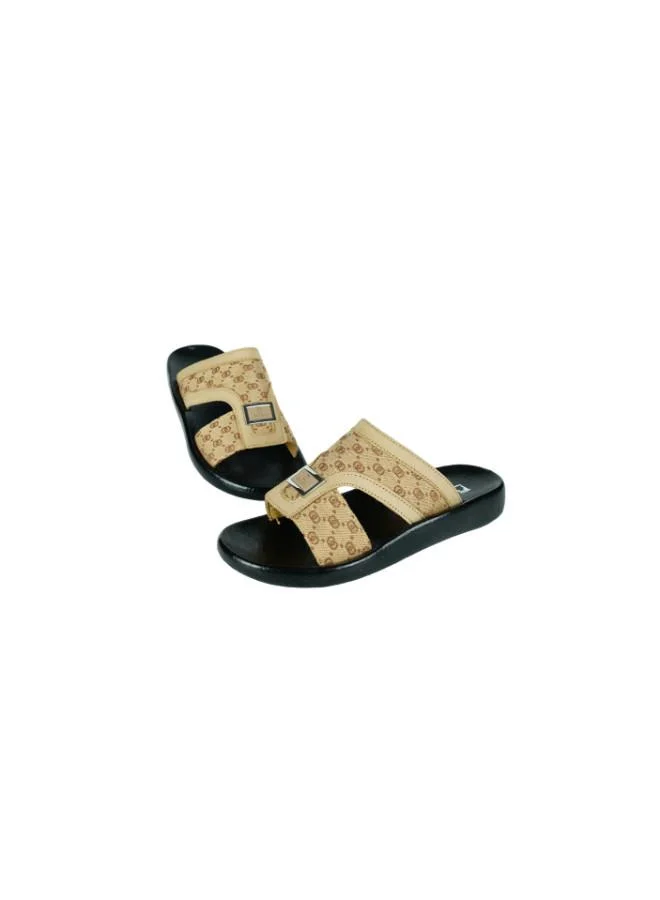 barjeel uno 008-3578 Barjeel Uno Boys Arabic Sandals B-63102 Beige