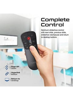 PROMATE Wireless Presenter Compact 2 In 1 Type C And Usb Ppt Presenter Laptop Clicker With 50M Range Laser Pointer 2.4Ghz Rf Transmission 10M Range And Functional Buttons For Macbook Pro Propointer  - Image 4