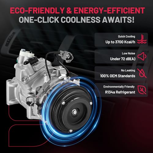 BDFHYK Air Conditioning A/C Compressor with Clutch Compatible with Toyota Avalon 2013-2018, Camry 2012-2017, Sienna 2011-2016, Highlander 2011-2013, Compatible with Lexus ES350 2013-2018, RX350 10-15 - Image 4