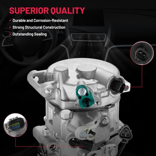 BDFHYK Air Conditioning A/C Compressor with Clutch Compatible with Toyota Avalon 2013-2018, Camry 2012-2017, Sienna 2011-2016, Highlander 2011-2013, Compatible with Lexus ES350 2013-2018, RX350 10-15 - Image 3