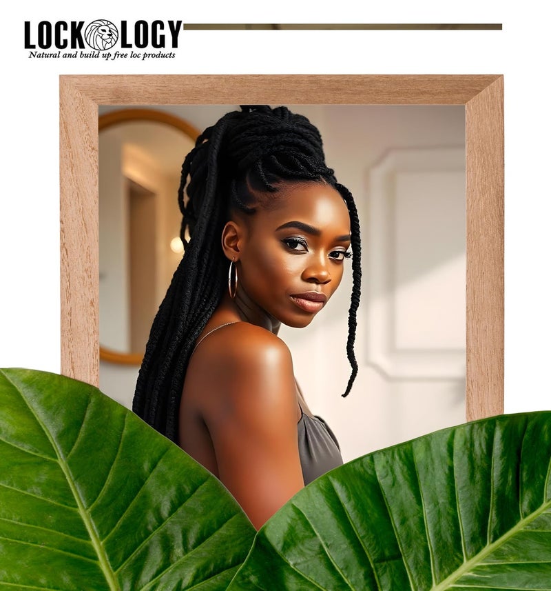 Lockology Loc Gel - No Build Up, Residue or Flakes, Aloe Lemongrass Retwisting Gel for Locs, Dreadlock Accessories, 8 fl oz - Image 3