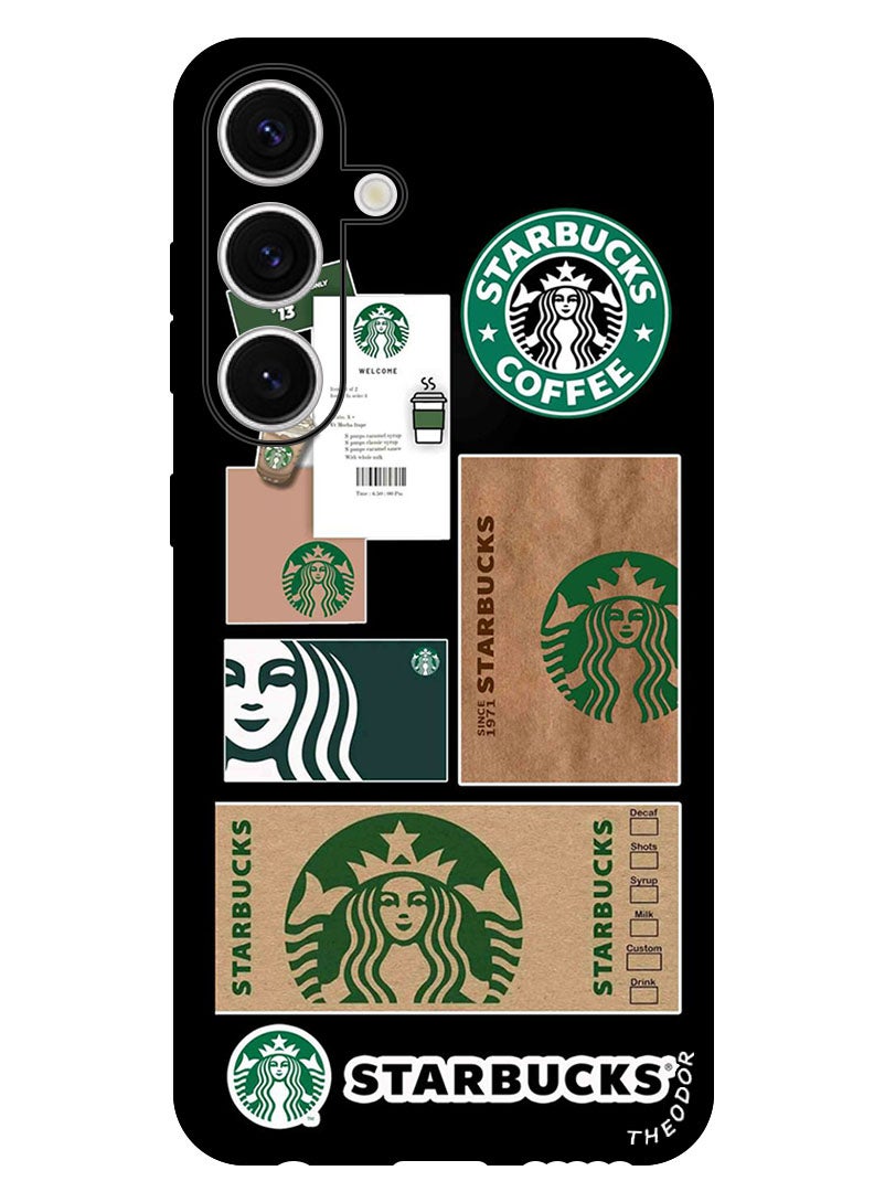 Theodor Protective Case Anti Scratch Shock Proof Bumper Cover For Samsung Galaxy S24 StarBucks 5 - Image 1