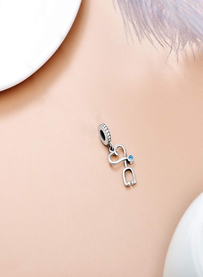 LONAGO Stethoscope Charm Nurse Stethoscope Bead Charm Gift for Women - Image 3
