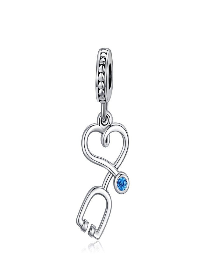 LONAGO Stethoscope Charm Nurse Stethoscope Bead Charm Gift for Women - Image 1
