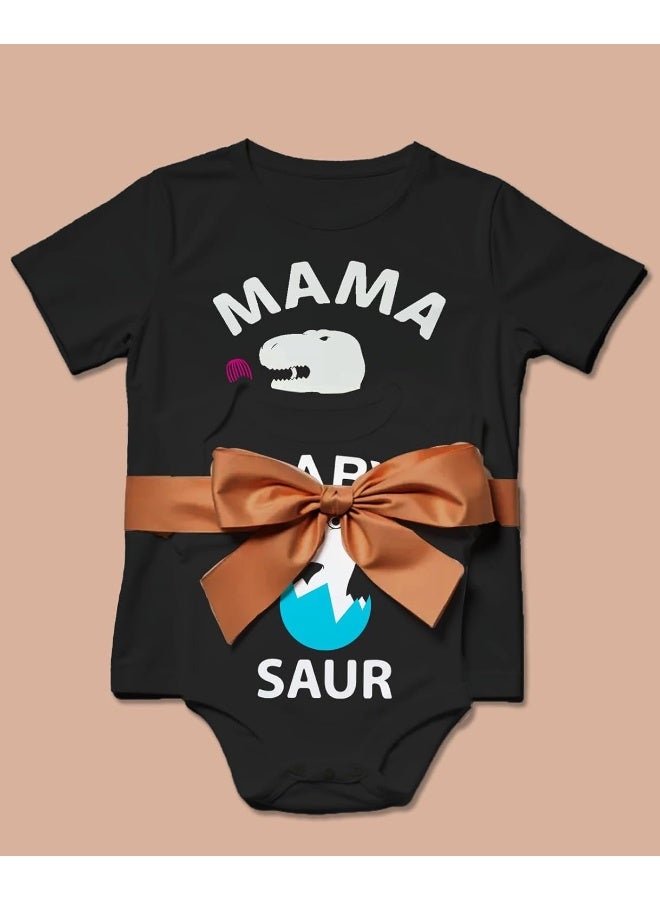 Tstars Tstars Mama Saur T-Rex Mom and Baby Saur Matching Outfit - Image 5