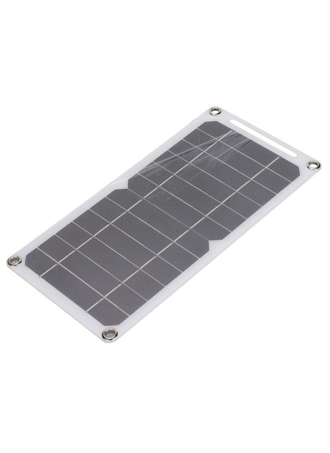 Thoraya Solar Panel 6W 5V Monocrystalline Silicon Durable Semi Flexible Portable Solar Panel Charger for Car Boat Phone  - Image 2