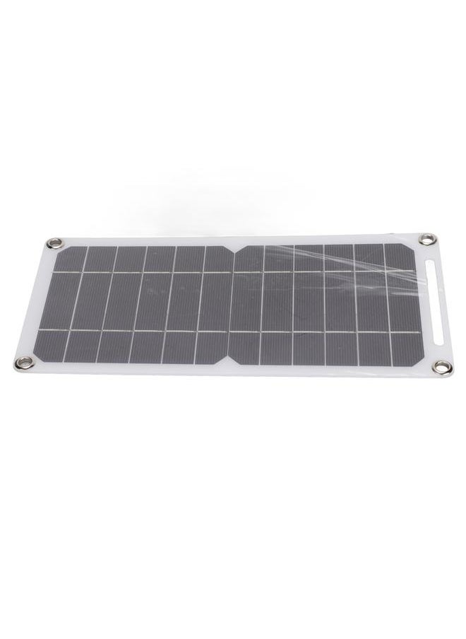 Thoraya Solar Panel 6W 5V Monocrystalline Silicon Durable Semi Flexible Portable Solar Panel Charger for Car Boat Phone  - Image 1