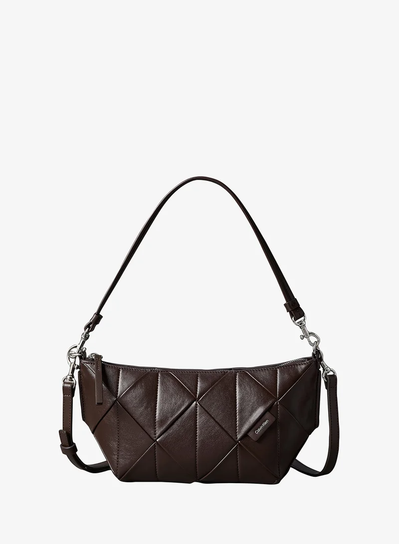 Patchwork Logo Tab Shoulder Bag