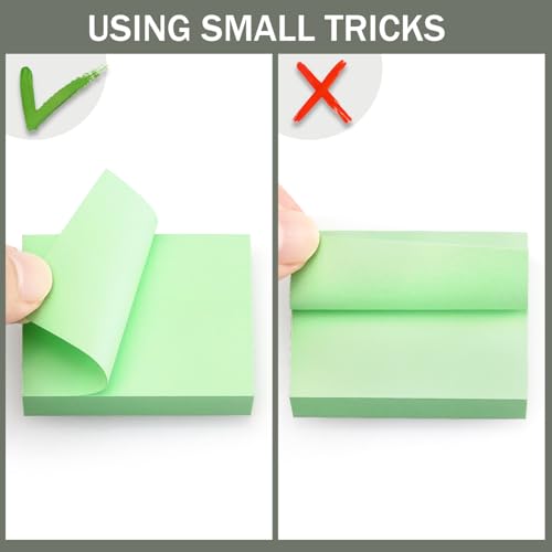 Eastern Wolf 30 Pads Sticky Notes 1.5x2 Self-Stick Notes 10 Bright Multi Colors Sticky Notes 60 Sheet/Pad - Image 5