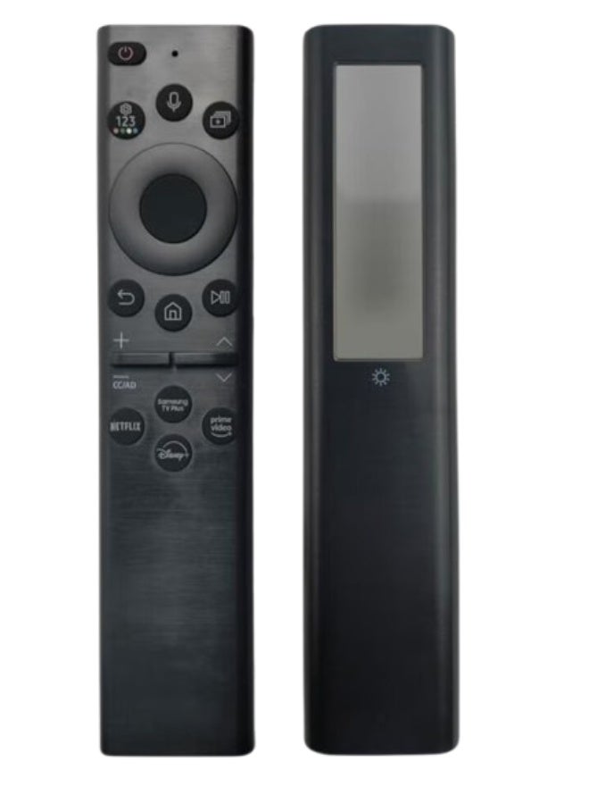 Original OEM BN59-01385A Solar Voice Remote Control for Samsung Smart TVs, Compatible with Neo QLED, The Frame & Crystal UHD Series (2021 Model) – Eco-Friendly & Rechargeable - Image 1